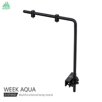 Support universel pour lampe d'aquarium en alliage d'aluminium WEEKAQUA DJ-S-16B-D2, suspension pour lampe d'aquarium