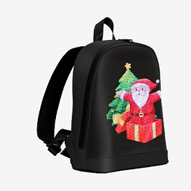 <span class=keywords><strong>LED</strong></span>-<span class=keywords><strong>Rucksack</strong></span> für Damen & Kinder – Leuchtender, leichter Schulranzen, reflektierender Werberucksack zum Radfahren & Autofahren - Product Image 4