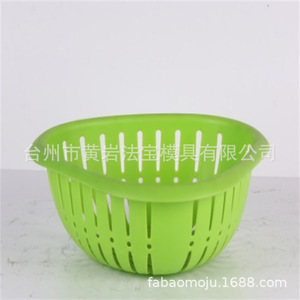 <b>Plastic</b> Drainer Oval Bpa Free PP Injection Molding Kitchen Vegetable Washing <b>Basket</b> Rice Washing Basin - Product Image 1