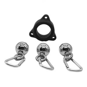 Anello per Pene Personalizzabile Gratuito - Anelli per Allenamento del Pene, Estensore Fisico in Metallo con 3 Sfere, Giocattolo Pendente - Product Image 2