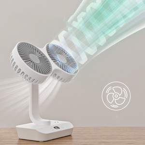 Smart Home Products New Desktop Double <b>Head</b> <b>Fan</b> Wind Fast Cooling Digital Display Large Capacity Household Shaking <b>Head</b> Fa - Product Image 1