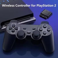Control Inalámbrico NKIWI 2.4G con Doble Vibración para Playstation 2/Play Station 2/PS2 P2 para Juegos de PC
