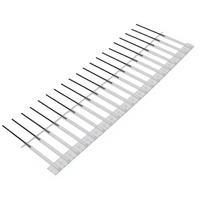 Piques anti-oiseaux durables pour panneaux solaires, en acier inoxydable, base en PC, solution de montage multi-surfaces pour gouttières et toitures