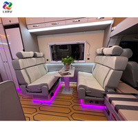 Siège-lit pliant multifonction personnalisé en cuir Nappa perforé pour avion, camping-car, caravane, Sprinter Van