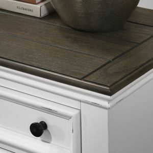 Clelane 3件式木质卧室套装Shiplap面板特大床和2个床头柜 - Product Image 6