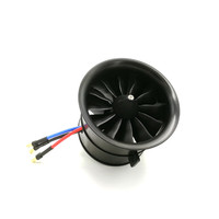 Moteur sans balais Power-fun EDF 70MM à ventilateur canard 6S 2300KV avec hélice à 12 pales pour avion RC