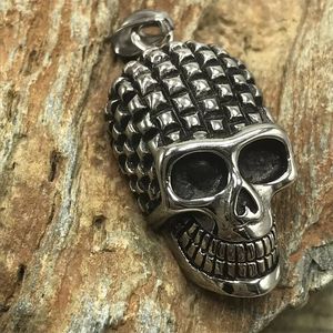 Popular Excellent Quality <strong>Men</strong> Vintage Classic <strong>Gothic</strong> Jewelry Silver Plated Stainless Steel Titanium Steel Necklace Skull Pendant - Product Image 2