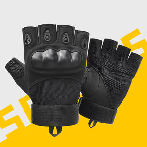 رخيصة الصعب مفصل نصف إصبع العمل واقية اطلاق النار اليد قفازات التكتيكية السلامة - Product Image 4