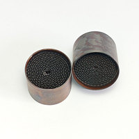 Catalyseur en nid d'abeille métallique fourni par l'usine pour les échappements de moto de course et de sport universels