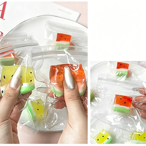 ของเล่นบีบกันเครียดรูปแตงโมขนาดเล็ก 3 ซม. น่ารัก ทำจาก TPR เนื้อนุ่ม - Product Image 2