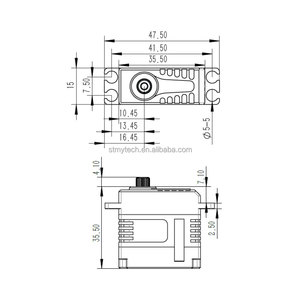 Kst X15-855X Bán hàng nóng Mini kỹ thuật số kim loại bánh răng đuôi động cơ không chổi than 0.05sec HV cho RC máy bay trực thăng mô hình đồ chơi phụ kiện 80A - Product Image 4