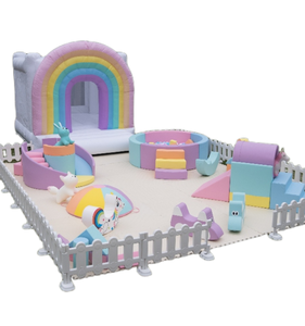 Ensemble de jeux d'<span class=keywords><strong>escalade</strong></span> et de ramper pour bébés, avec piscine à balles, en couleurs pastel, pour événements et locations - Product Image 6