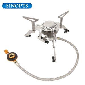 Sinopts الإلكترونية زنا Windproof النار التخييم موقد غاز محمول - Product Image 2