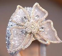 Sandales d'Été Mode pour Filles avec Paillettes et Nœud en Strass, Chaussures de Princesse à Talon Plat, Tailles 21-35