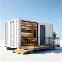 Maisons conteneurs mobiles, bureaux portables, structure en acier haute résistance, économique, pour restaurant, bar, boutique, extérieur