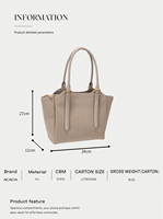 Sacs fourre-tout en PU tendance 2026 pour femmes, sacs à main avec breloque pompon fleuri, sacs à bandoulière pour usage quotidien, sac à main pour femme