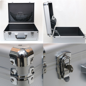 Factory Price Aluminum Tool Box Safety Equipment Toolbox Instrument Box <b>Storage</b> Case <b>Suitcase</b> Impact Resistant Case With Sponge - Product Image 4