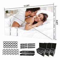 Pantalla LED para Exteriores de Alta Frecuencia de Actualización, P3.91 P4.81, IP65, Resistente al Agua, para Escenarios, Eventos, Conciertos, Video Wall Publicitario, 500x500