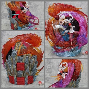 One Pieced GK Monkey D <span class=keywords><strong>Luffy</strong></span> Nika Hair <span class=keywords><strong>Shanks</strong></span> estatua roja <span class=keywords><strong>y</strong></span> blanca modelo en caja coleccionable Anime <span class=keywords><strong>figura</strong></span> decoración de escritorio - Product Image 2