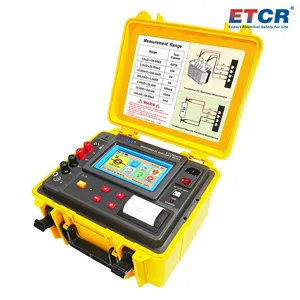 เครื่องทดสอบความต้านทานวงจรแบบพกพา ETCR3670 0.0-10.000 50A 100A คุณภาพสูงสำหรับงานบำรุงรักษาไฟฟ้า - Product Image 3