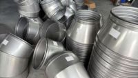 Vente d'usine : Conduits d'air spirale métalliques en acier inoxydable 304, tuyaux de ventilation pour système d'évacuation