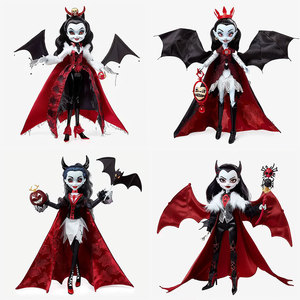 Poupée Vampire Monster High avec cape et ailes en plastique, jouet tendance pour enfants de 4 à 6 ans - Product Image 4