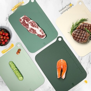Double Sided Recycled <b>Plastic</b> Chopping Board Non Slip Large Kitchen Cutting Board Set for Kitchen - Product Image 2