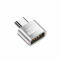 Adaptateur Mini USB 2.0 Type C OTG pour transfert de données, convertisseur USB C mâle vers USB-A femelle, connecteur de charge pour téléphone et casque