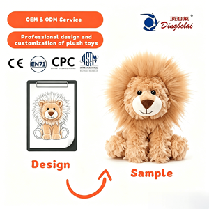 Peluche Leone Carino, Regalo per Fidanzata, Bambini, <span class=keywords><strong>Amici</strong></span>, Giocattoli di Peluche <span class=keywords><strong>Animali</strong></span> dello Zoo e della Giungla - Product Image 1