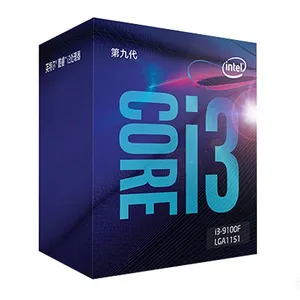 חדש לגמרי intel Core I3-9100F i3 9100F 3.6 ghz SRF7W /SRF6N QUAD-core Quad-חוט Lga 1151 65W 6M I3 9th מעבד מעבד