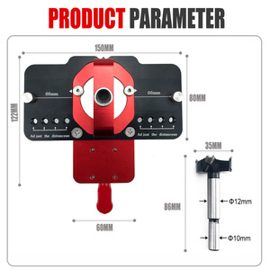 Woodworking 35mm <strong>Hinge</strong> Hole Opener Cabinet <strong>Door</strong> <strong>Hinge</strong> Hole Locator <strong>Hinge</strong> Drilling Installation Auxiliary <strong>Tool</strong> Model H1121 - Product Image 4