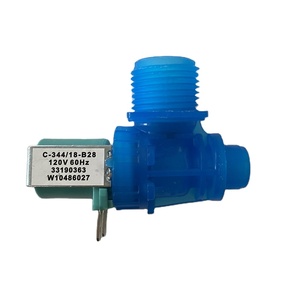 Válvula <span class=keywords><strong>de</strong></span> entrada <span class=keywords><strong>de</strong></span> agua para <span class=keywords><strong>lavadora</strong></span>, piezas <span class=keywords><strong>de</strong></span> <span class=keywords><strong>lavadora</strong></span> W10486027/33190363 <span class=keywords><strong>Whirlpool</strong></span>, 120V, 60HZ - Product Image 1