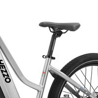 HEZZO 27,5 pouces 48v 500w 15ah Vélo électrique à longue portée avec moteur Hengtai, pneu anti-crevaison, vélo électrique de ville à enjambement bas, vitesse rapide