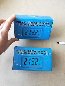 Alarme à <span class=keywords><strong>Induction</strong></span> de veilleuse horloge électronique affichage numérique Led horloge intelligente de température - Product Image 6
