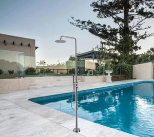 Colonna Doccia <span class=keywords><strong>da</strong></span> Esterno Kaiping Youjia con Rubinetto per <span class=keywords><strong>Vasca</strong></span> Nascosta, Doccetta a Colonna, Finitura Lucida in Ceramica, Stile Moderno - Product Image 4