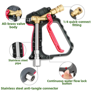360 ° Pistola de Lavado a Presión Profesional - OEM/ODM <span class=keywords><strong>para</strong></span> Limpieza de Autos, Espuma, Lavado de Piezas - Product Image 5