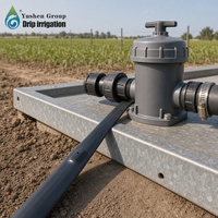 Ruban goutte-à-goutte PE noir 16 mm avec émetteur plat intégré, système d'irrigation de précision, tuyau en plastique anti-UV pour fabricant de tuyaux d'arrosage