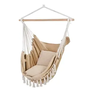 Outdoor Style LED White Light aluminium Frame Eco friendly PE rattan 3,Seater Patio Swing with sitting cushion Chairs/