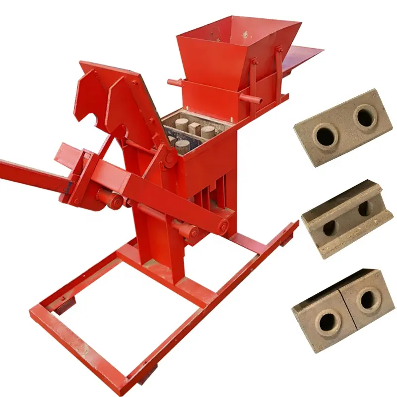Clay bloque de enclavamiento máquina de enclavamiento de máquina de fabricación de máquina de ladrillo