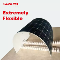 Panel Surya Mono PV Tahan Air Sunman Earc 520w, Panel Surya Fleksibel untuk Penggunaan Rumah Tangga