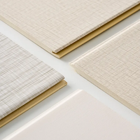 Plafond en WPC intégré en fibre de bambou ignifuge recouvert de PVC, panneau mural en WPC imperméable pour la décoration de la maison