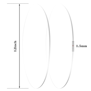 Tái Sử Dụng Vòng Acrylic Bánh Bảng Cho Tự Làm Bánh Trang Trí, Rõ Ràng Baking Đĩa Hiển Thị Cơ Sở - Product Image 5