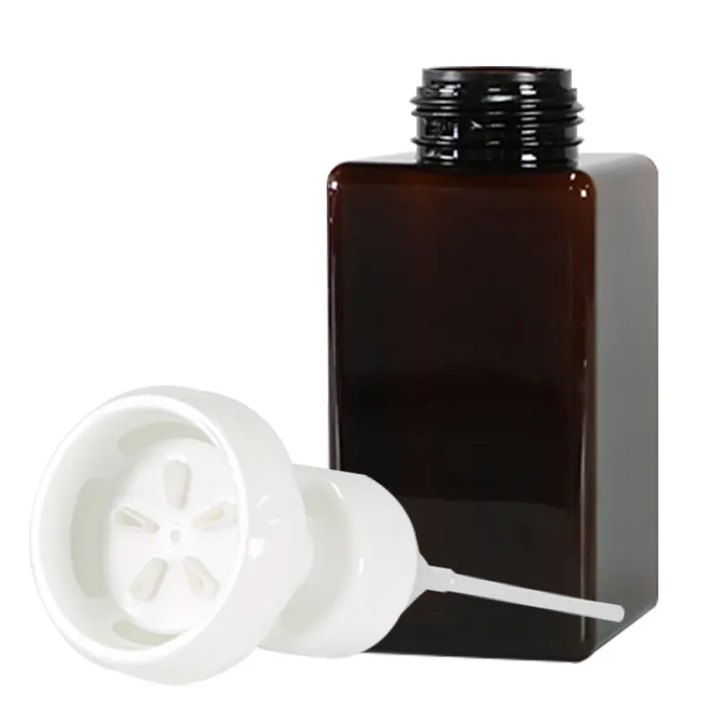 Custom 250ml 450ml 650ml Flower Shape Foam Soap Pump Pet Plastic Dispenser Bottle With Hand Face