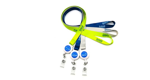 Lanière personnalisée promotionnelle QM en polyester / Porte-badge avec crochet, impression sérigraphique de haute qualité - Product Image 4