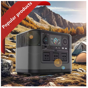 Station solaire portable 1200W MPPT pour voiture et camping en extérieur, utilisation d'urgence pour camping-car EU/UK avec batterie lithium-ion et lampe de poche - Product Image 4