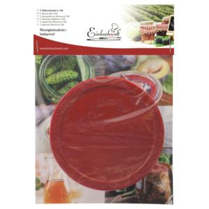 Couvre-bocaux en silicone pour pots Weck 100 mm, couvercle de stockage étanche - Product Image 3