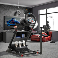 Ce tout nouveau support de simulateur de course pliable est fabriqué en TPU et en acier trempé et convient aux jeux de course.