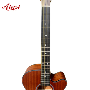 Guitare acoustique Aiersi à corps cutaway, vente chaude, fabriquée <span class=keywords><strong>en</strong></span> Chine, guitare économique - Product Image 4