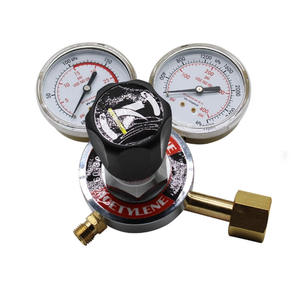 Regulador de Presión de Oxígeno y Acetileno de Estilo Americano, Totalmente de Cobre, Herramientas de Soldadura y Corte, Altas Presiones de Oxígeno y Acetileno - Product Image 2