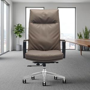 Sedie da <span class=keywords><strong>Ufficio</strong></span> in Pelle di Alta Qualità, Lussuose e Contemporanee, per Dirigenti e Manager - Product Image 1